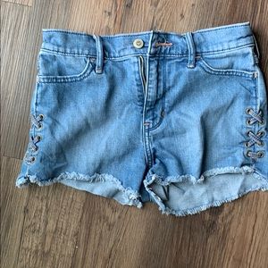 Hollister High Rise cut off Shorts
